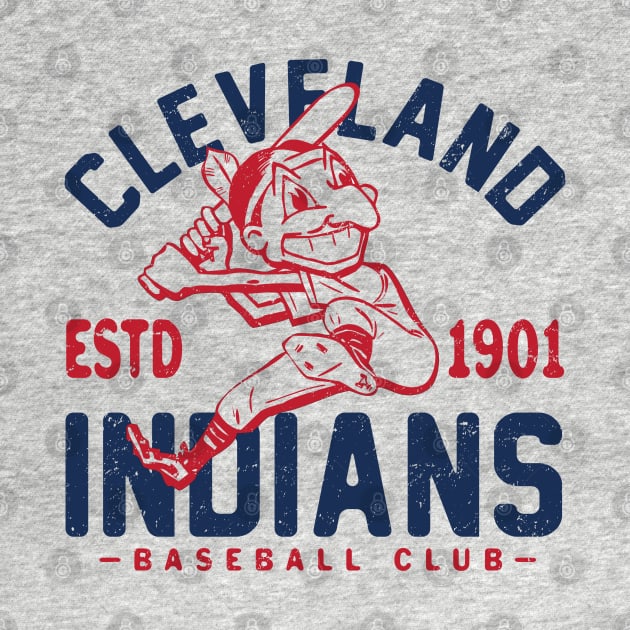 Retro Cleveland Indians by Buck Tee by Buck Tee